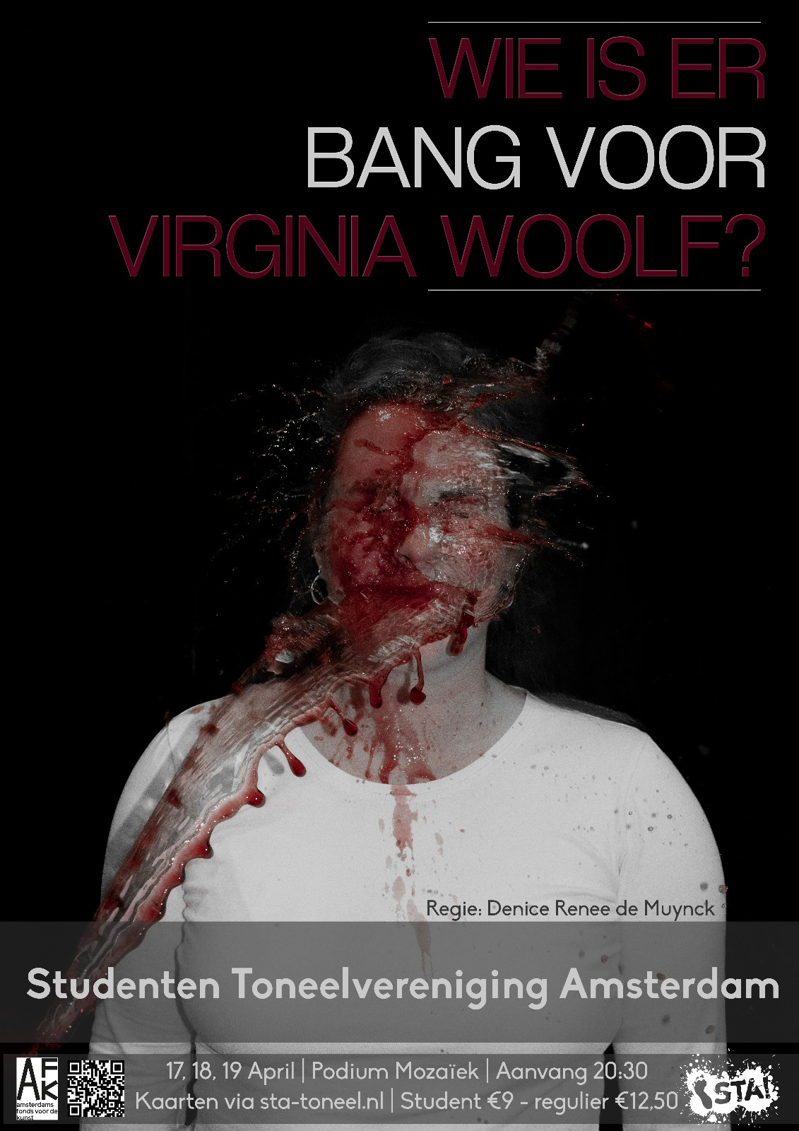 poster Wie is er bang voor Virginia Woolf?