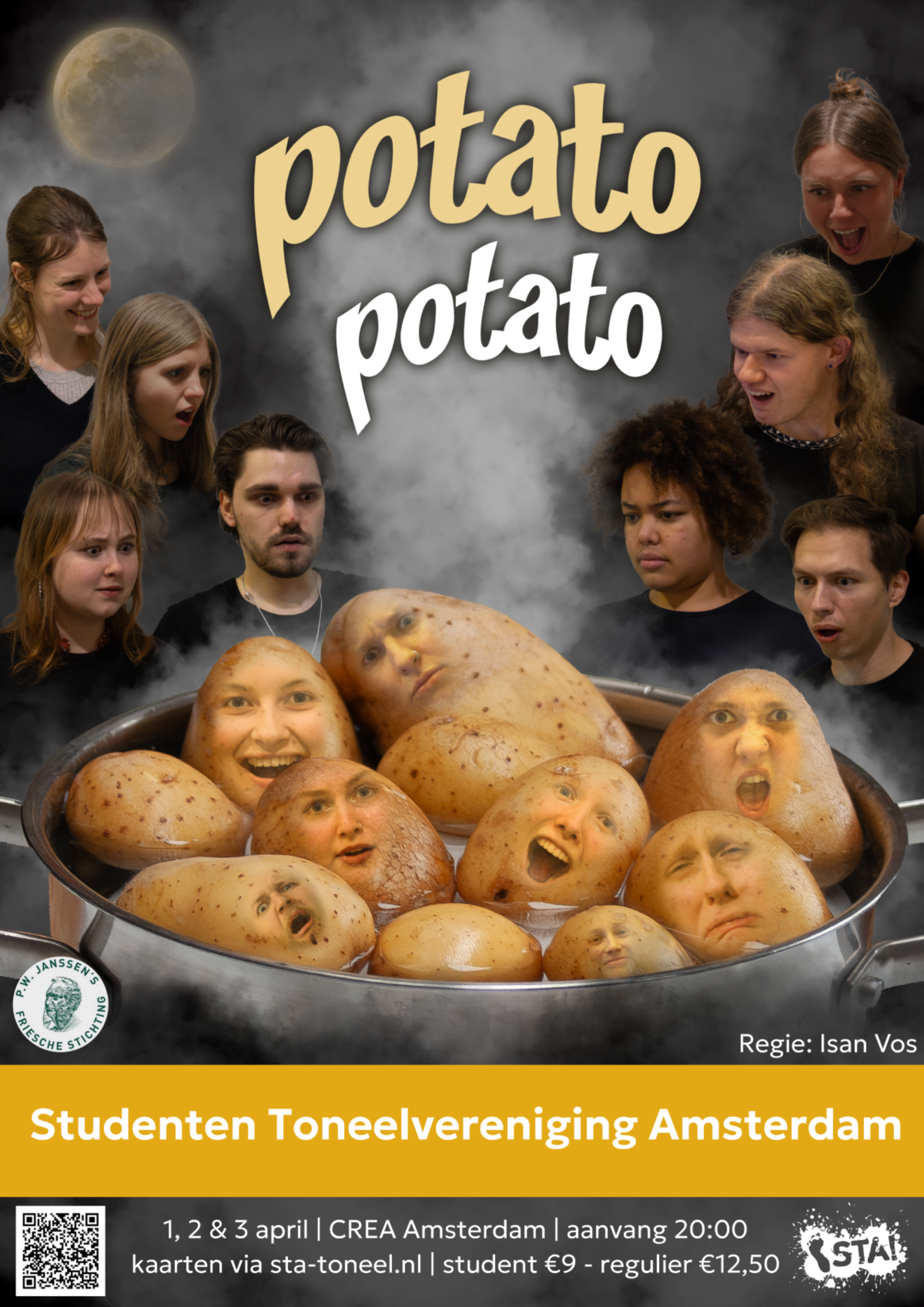 Potato Potato, Isan Vos, 2025-2026 - Montagetheater - Crea Theater poster Potato Potato